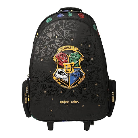 Smiggle 18 inches Trolley Backpack Harry Potter, Black, 3Y+