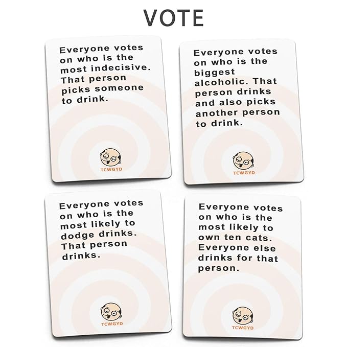 Buy These Cards Will Get You Drunk Fun Adult Drinking Game for Parties, Ages-21+, Players 2-8
