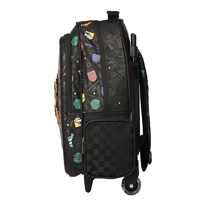 Smiggle 18 inches Trolley Backpack Harry Potter, Black, 3Y+
