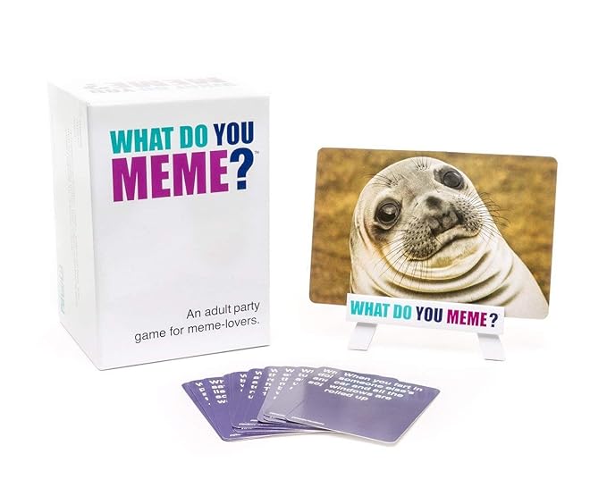 Buy What do you meme Adults Party Card Game (Ages: 17+, Players: 3-20, time: 30-90 min)