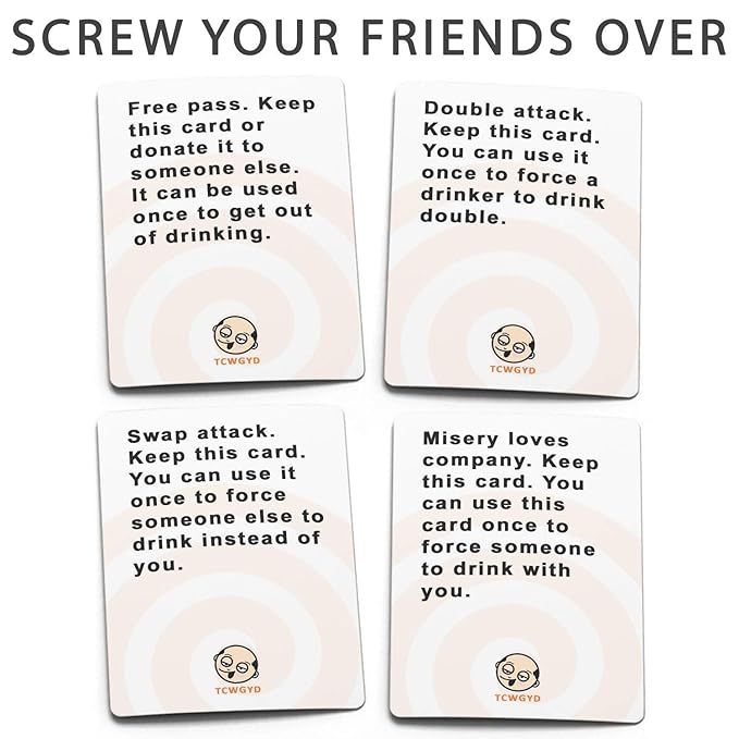Buy These Cards Will Get You Drunk Fun Adult Drinking Game for Parties, Ages-21+, Players 2-8