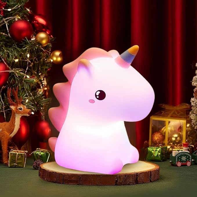 Unicorn Shaped Touch Night Lamp - Available at Kawaii Kingdom