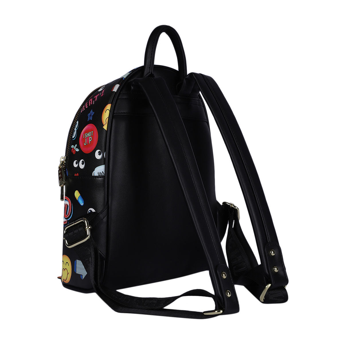 Kawaii Penguin Eye Theme Backpack – PU Leather, Casual & Fun