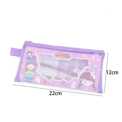 6-in-1 Stationery Zipper Pouch