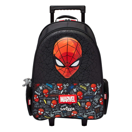 Spiderman Smiggle Trolley Backpack - 18” Premium Quality