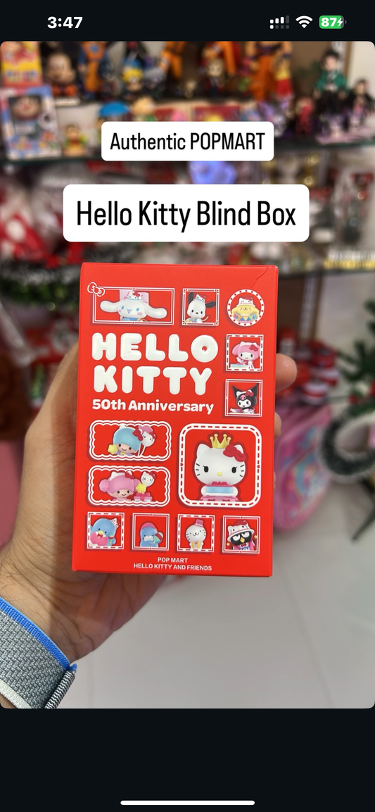 POPMART Original Hello Kitty Blind Box - 50th Anniversary