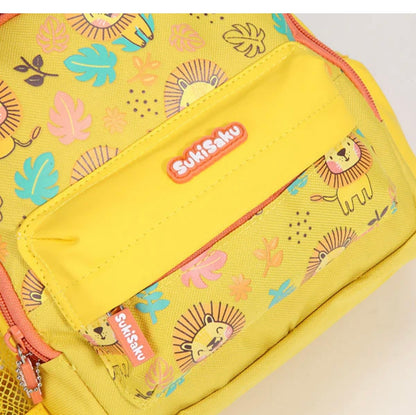 ANIMAL DESIGN BACKPACK WITH FRONT POCKET FOR KIDS - 10 INCHES