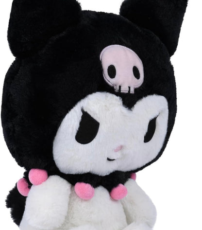 Sanrio Kuromi White Plush Toy – 30cm | Officially Licensed Cute & Soft Stuffed Character for Kids & Girls | Adorable Room Décor for Birthdays, Valentine’s Day & Special Occasions