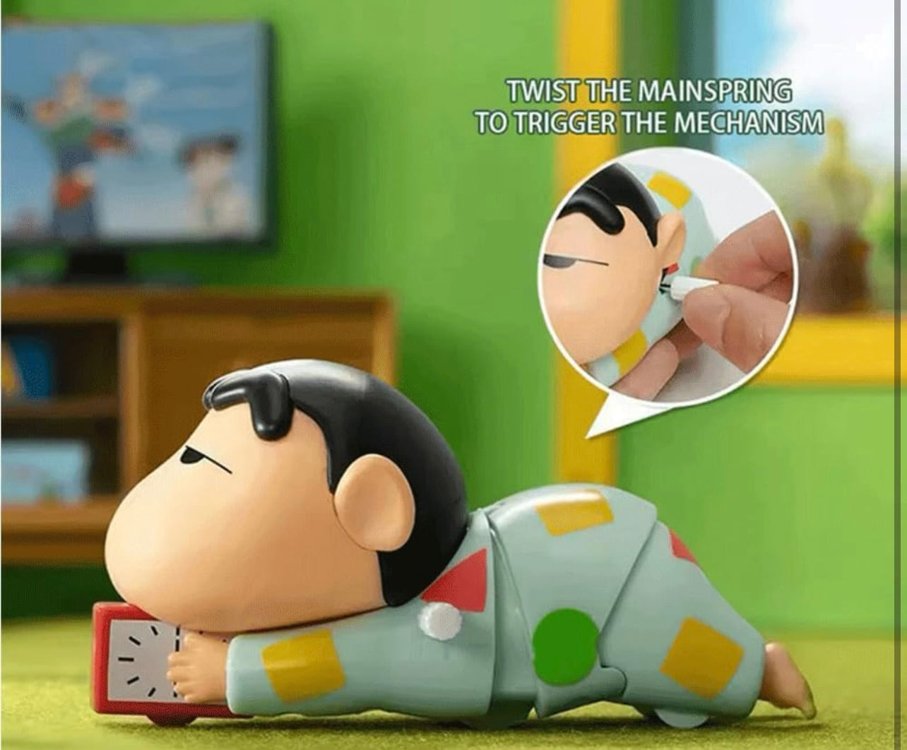 Crawling Shinchan Toy for Kids – Wind Up Cute Cartoon