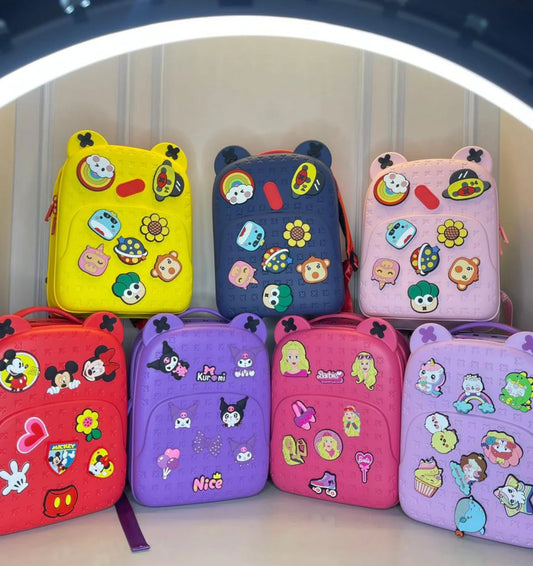 Crocs Style Silicone Backpack with DIY Jibbitz - Available at Kawaii Kingdom