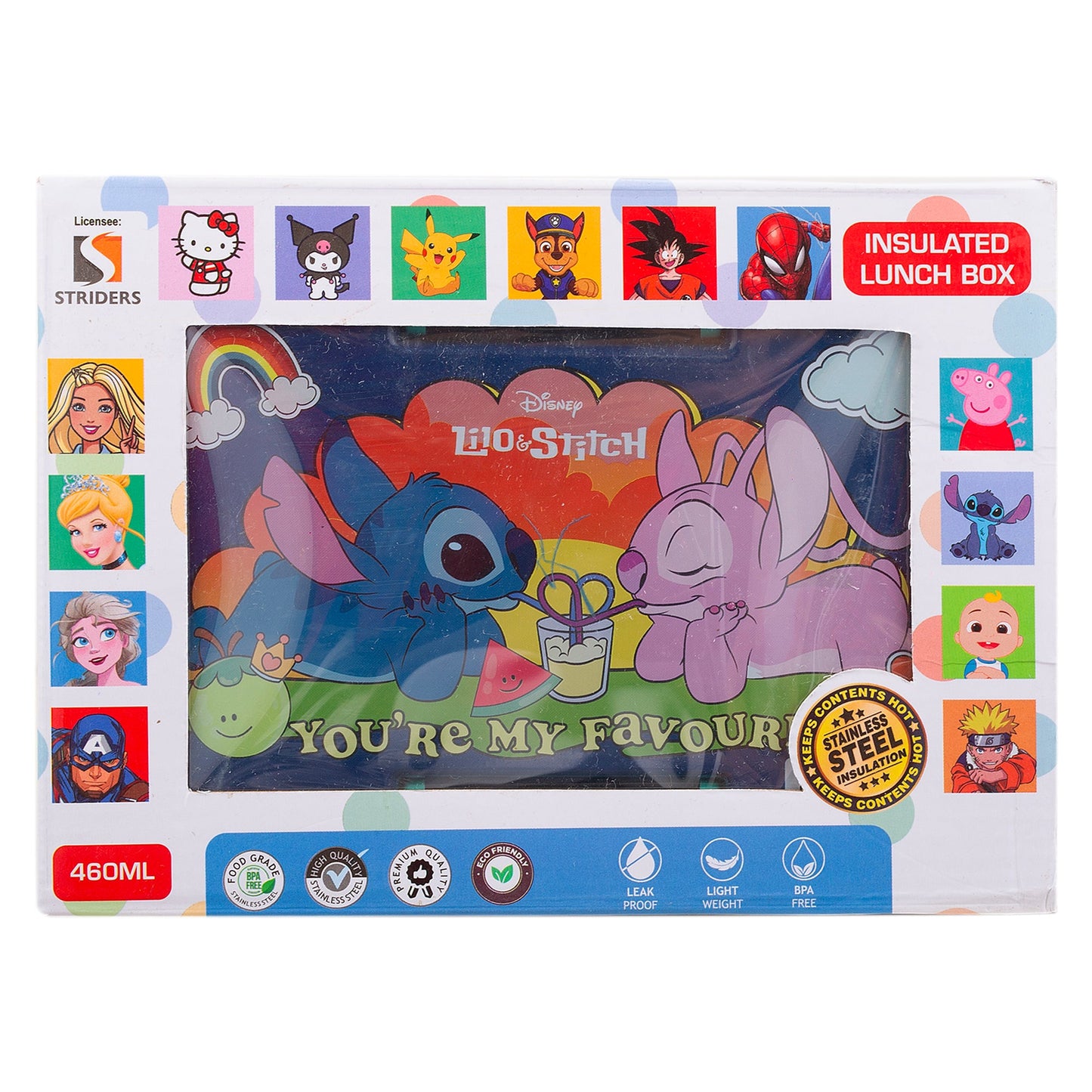Striders Lilo and Stitch Lunch Box 2 compartment