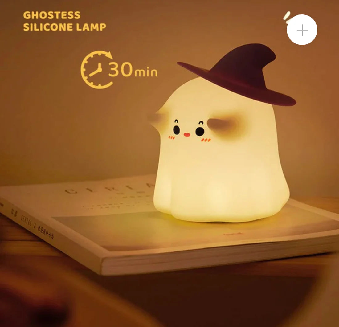 Ghost silicone touch lamp | Trendy & Cute Gifts at Kawaii Kingdom