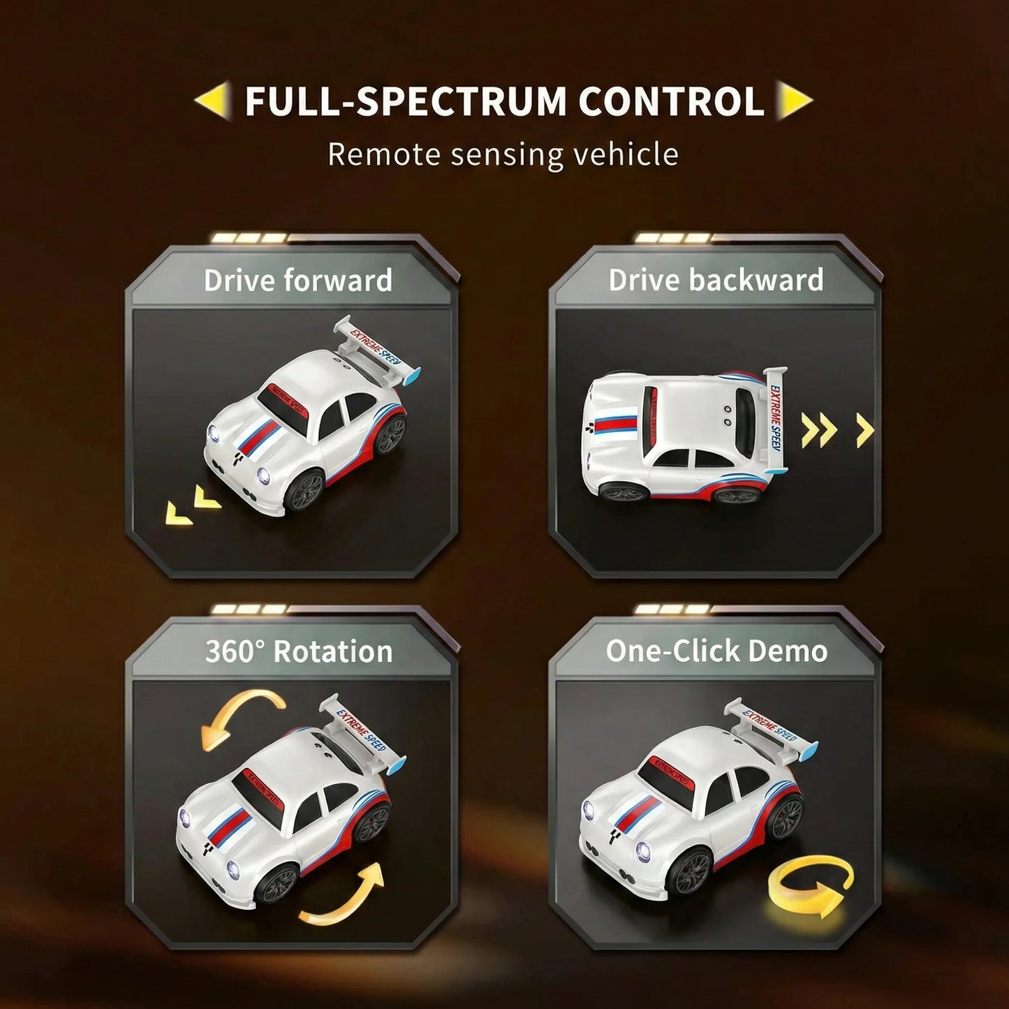 Interactive Sensor Remote Control Drift Car 2.4G | Follow, Escape & RC Modes