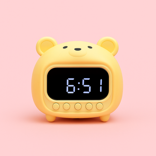 Clap Clock with Touch Lamp Silicone and Different Alarm Tones - Available at Kawaii Kingdom