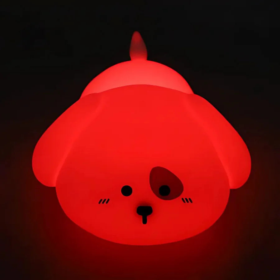 Cute Dog Silicone Night Light - Available at Kawaii Kingdom