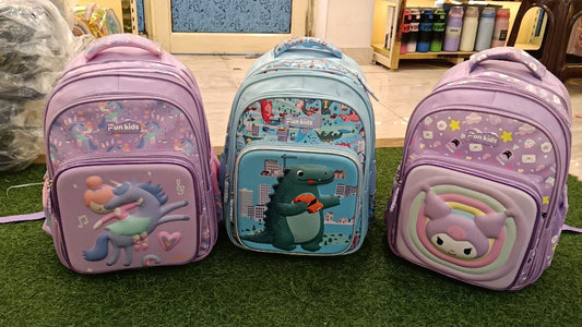 4 pocket School Bag- 17 Inch School Bag