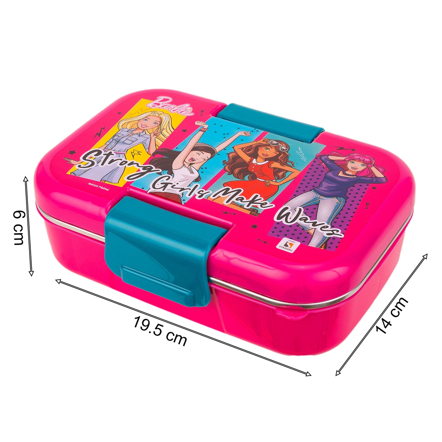 Striders Barbie Lunch Box 2 compartment
