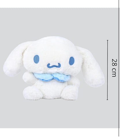 Cinnamoroll Soft Plush Toy – 28cm | Official Licensed Cute White Stuffed Animal for Kids & Girls | Super Soft Cuddly Character Doll | Ideal Gift for Birthday, Valentine & Room Décor