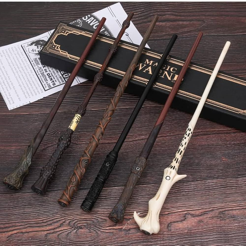 Harry Potter Elder Wand Magic Fire Wand –Shoots Real Fireballs! Cosplay & Collection Gift (with Storage Gift Box)