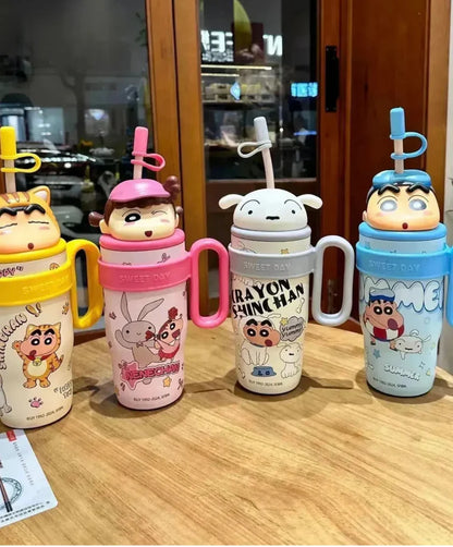 Shinchan Limited Edition Cartoon Insulated Sipper/Tumbler - 800 ml