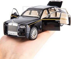 Rolls-Royce Phantom Model Miniature Zinc Alloy Pull Back Premium Toy Car