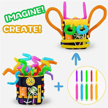 Buy Educational Activity Backpack for Kids – Early Learning Educational Bag