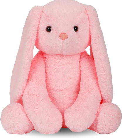 Cute Pink Bunny Soft Toy for Girls/Kids | Huggable Rabbit with Long Ears | Soft Stuffed Plush Animal, Cute Soft Toys, Baby Toys, Stuffed Animals, Cuddle Toy, Gift Item for Kids | 35cm