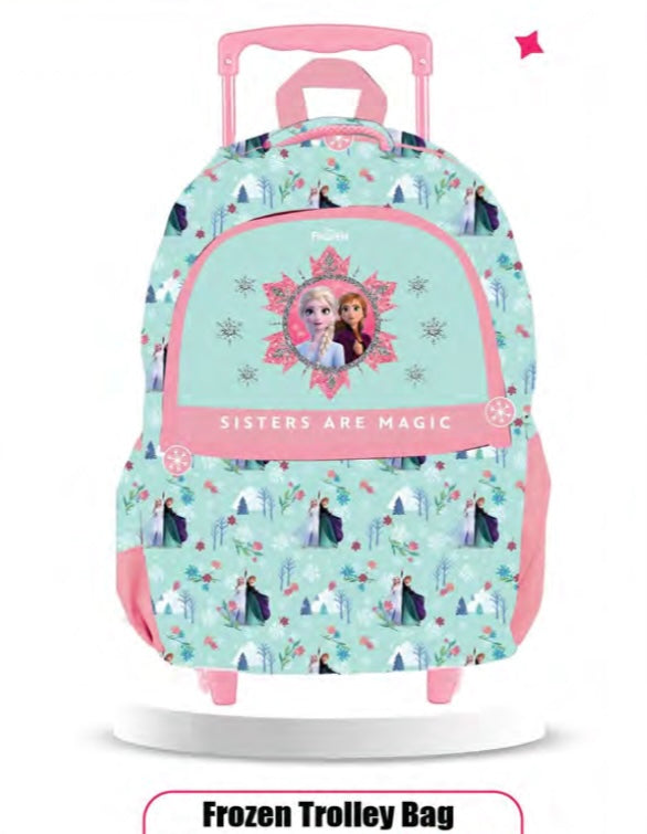 Frozen Kids Trolley School Bag – 40cm Premium Princess Edition