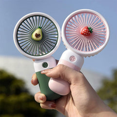 Fruit Mini Fan - Portable and Rechargeable