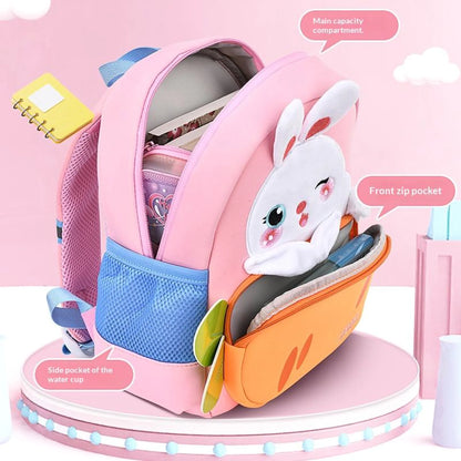 Cute Bunny Kids School Bag | Lightweight Toddler Backpack