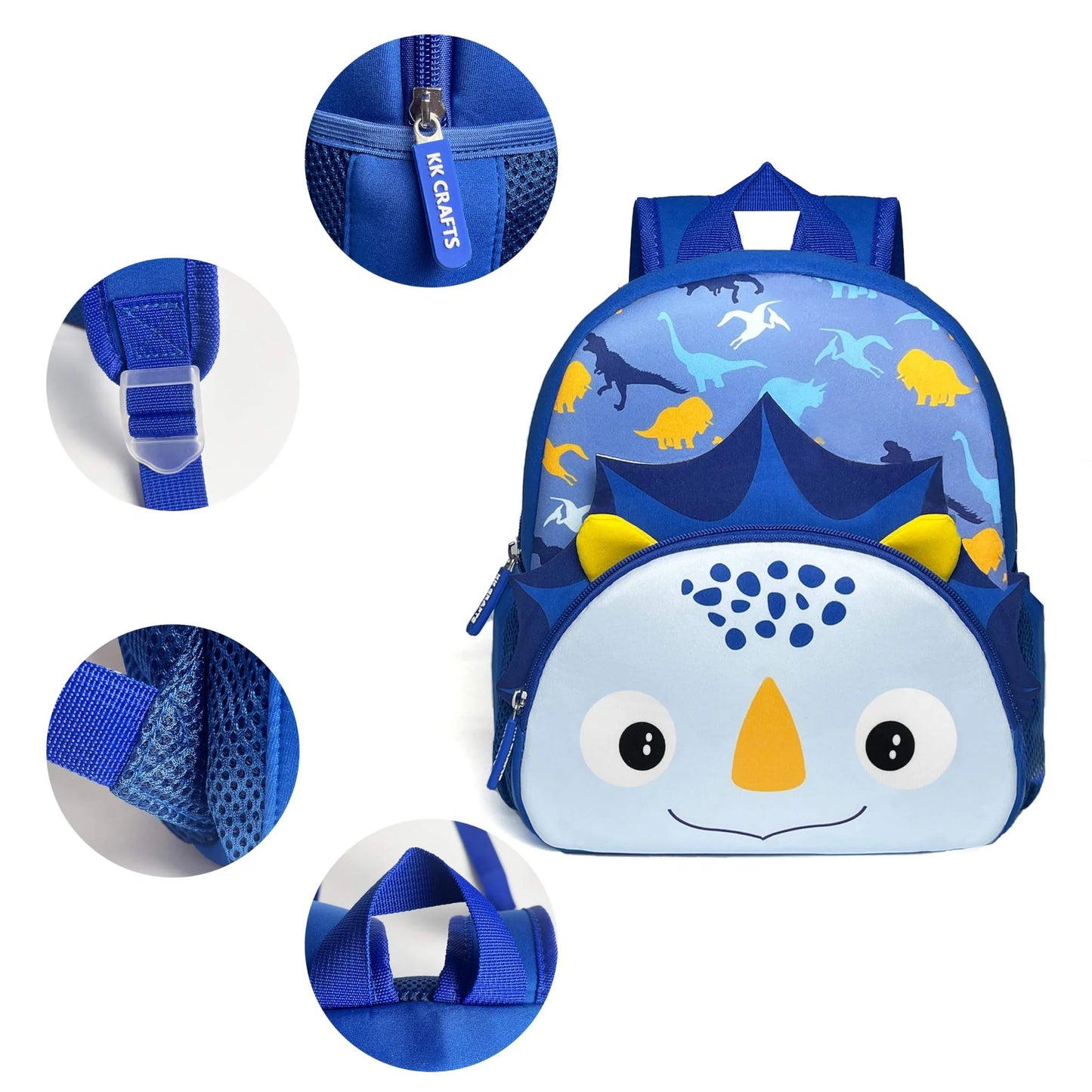 MumuMimi 3D Animal Kids School Bag | Durable Preschool Bag