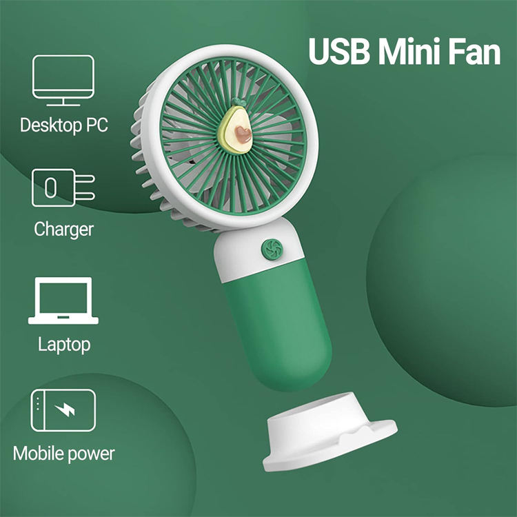 Fruit Mini Fan - Portable and Rechargeable