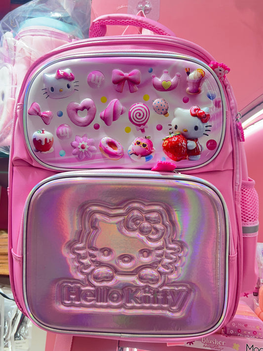 Kuromi - Hello Kitty School Bag - 17 inches school bag