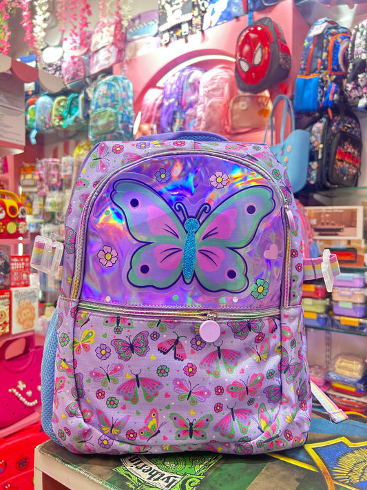 Butterfly School Bag - 16 inch Bag