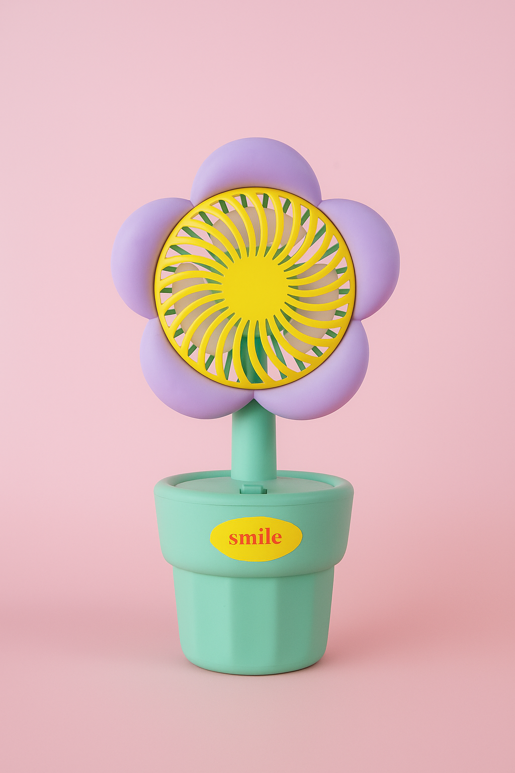 Mini Flower Fan – Cute & Portable USB Rechargeable