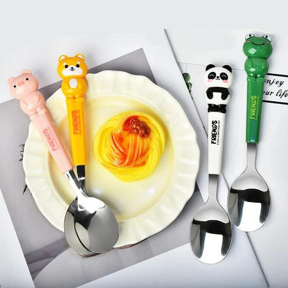 Cute Cartoon Spoon & Fork Kids - Tableware Set