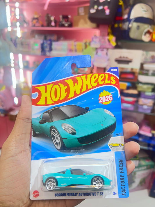 Hot Wheels Gordon Murray Automotive T.33 - 2025 | Factory Fresh (Cyan/Teal)