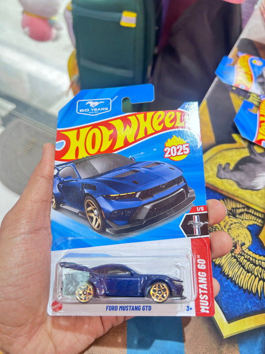 Hot Wheels Ford Mustang GTD - 2025 P Case | Mustang 60th Anniversary (Dark Blue)