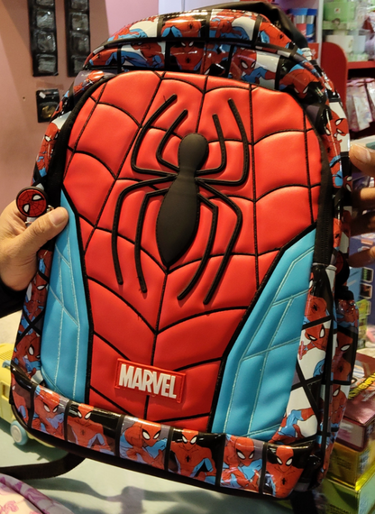 Spiderman Striders Premium Kids Backpack with 6 Months Warranty | ST MVL367