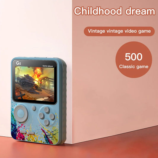 Buy G5 Portable Retro Game Box: Solo Gaming Fun with 500 In1 Classic Games Handheld Gaming Console