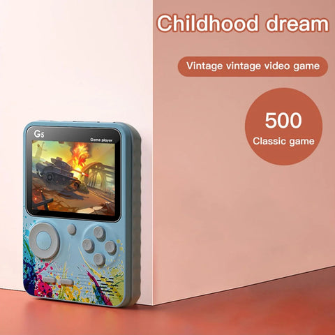 Buy G5 Portable Retro Game Box: Solo Gaming Fun with 500 In1 Classic Games Handheld Gaming Console