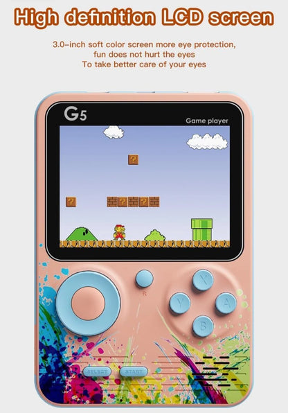 Buy G5 Portable Retro Game Box: Solo Gaming Fun with 500 In1 Classic Games Handheld Gaming Console