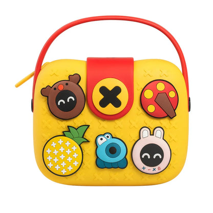 🎒Kids Crossbody Bag – DIY EVA Bag with 5 Cartoon Trinkets | Lightweight, Waterproof & Fun for Kids| SLING BAG