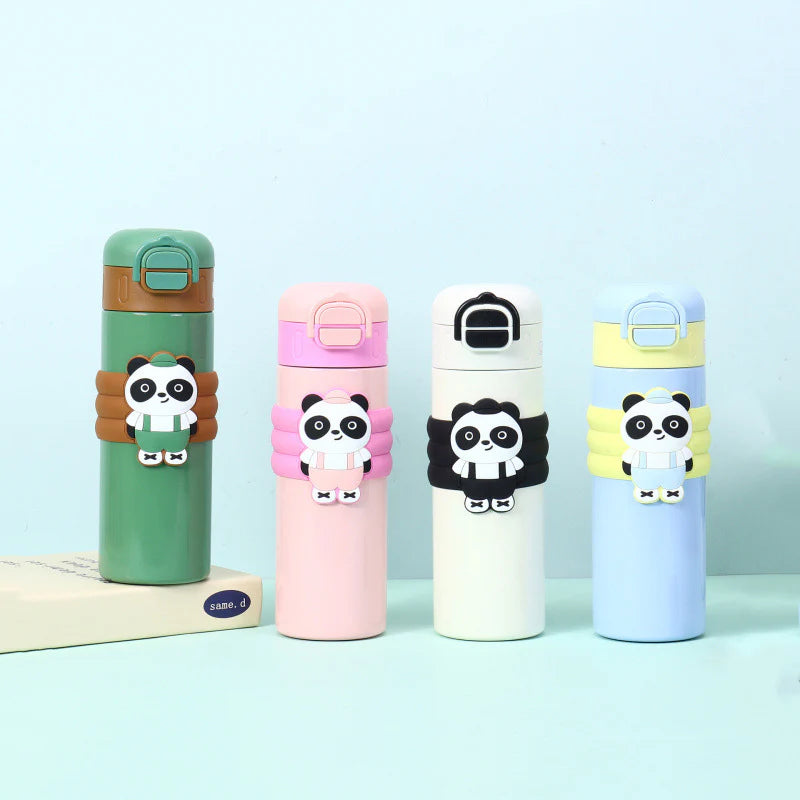 Panda Dual Sipper Stainless Steel Insulated Bottle 500ml