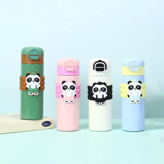 Panda Dual Sipper Stainless Steel Insulated Bottle 500ml
