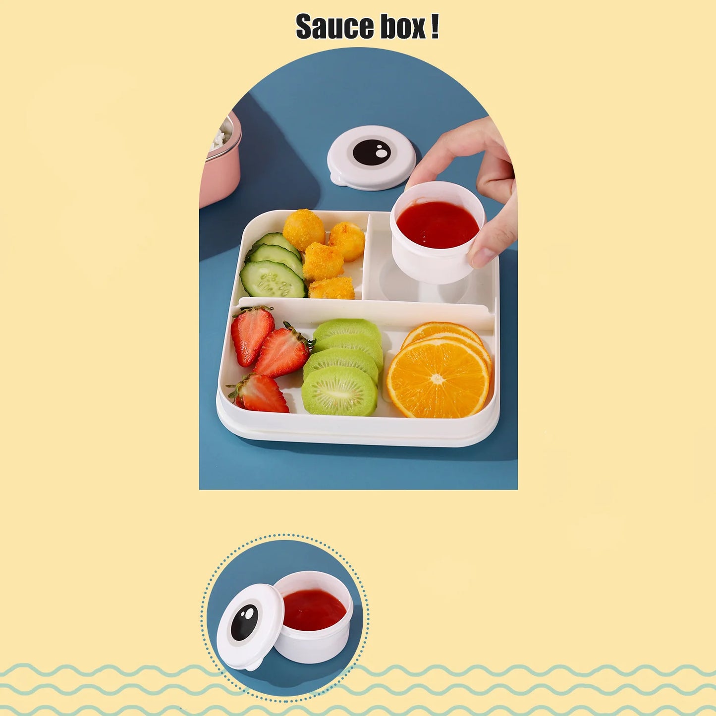 Stainless Steel Lunch Box - Super Dinosaur