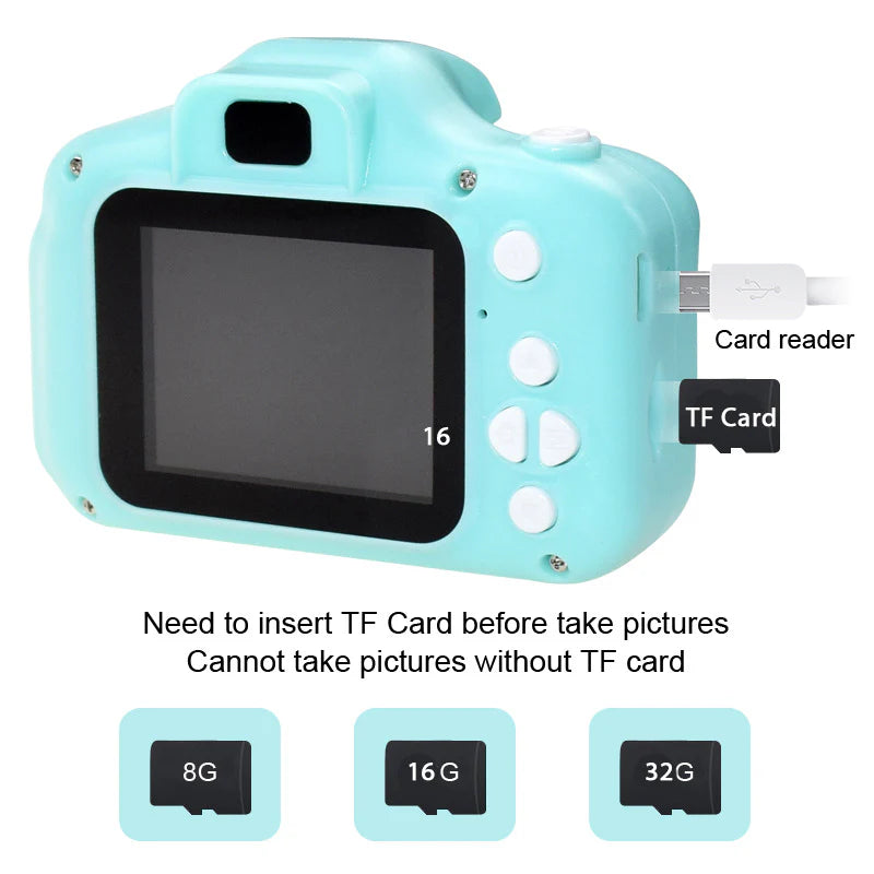Mini Digital Camera for Kids | Cute Rechargeable Camera