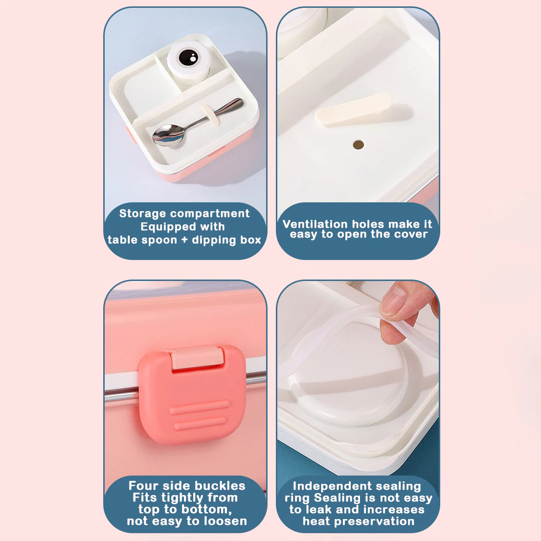 Stainless Steel Lunch Box - Super Dinosaur