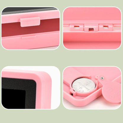 2 in 1 LCD Drawing Tablet Pencil/Compass Box - Draw Anywhere, Anytime