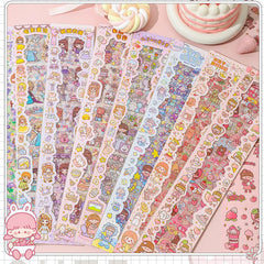 Kawaii Stickers - Set of 20 Sheets